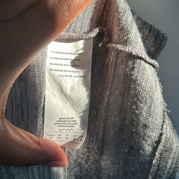 Heather Grey Addition Elle Hooded Cardigan (4X) - Picture 4 of 5